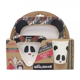 Bilde av Les Deglingos Bamboo Matset (Panda)