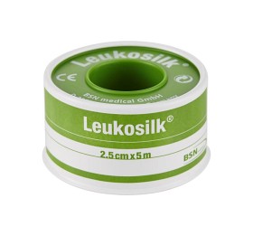 Bilde av Leukosilk häfta 2,5 cm x 5 m