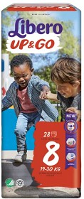 Bilde av Libero Up & Go 8 (19-30 kg) 28 st