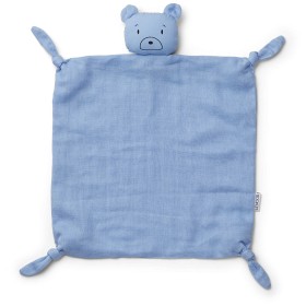 Bilde av Liewood Agnete cuddle cloth Mr bear sky blue