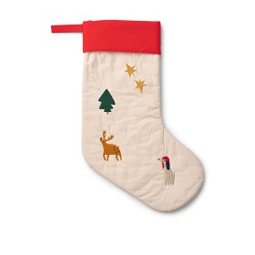 Bilde av Liewood Basil Julestrømpe Holiday (Sandy/Red)