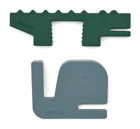 Bilde av Liewood Bjarke Door Stopper 2-Pack Whale blue / Garden green