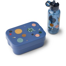 Bilde av Liewood Chelsey Drikkeflaske + Matboks Universe (Classic Navy)