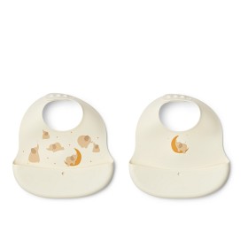 Bilde av Liewood Ember Smekke 2-pakningElephant (Creme de la creme)