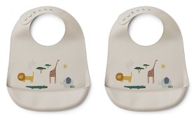 Bilde av Liewood Haklapp Tilda 2-Pack (Safari Sandy)