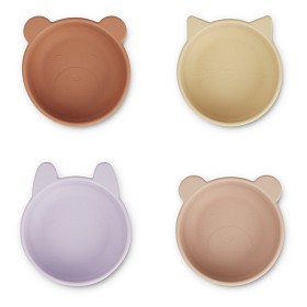 Bilde av Liewood Iggy silicone bowls 4-p Light lavender mix