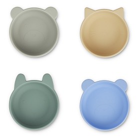 Bilde av Liewood Iggy silicone bowls 4-p Peppermint mix