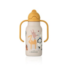 Bilde av Liewood Kimmie Drikkeflaske 250 ml Around the world (Sandy)