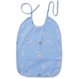 Bilde av Liewood Lai bib Seaside sky blue