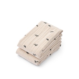 Bilde av Liewood Lewis Muslinfilt 2-pack Mini Whale  (Sandy)