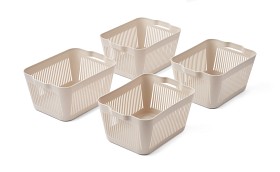 Bilde av Oppbevaringskurver S 4-Pack Sandy