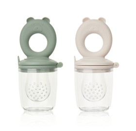 Bilde av Liewood Miranda Food Feeder 2-Pack (Faune Green/Sandy)