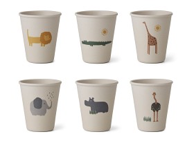 Bilde av Liewood Muggset Gertrud 6-pack (Safari Sandy mix)