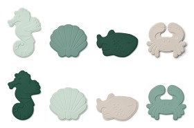 Bilde av Liewood Paola Halkskydd 8-pack Sea Creature (Peppermint Mix)