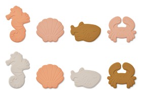 Bilde av Liewood Paola Halkskydd 8-pack Sea Creature (Rose Mix)