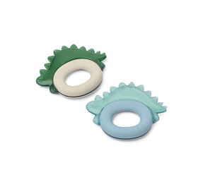 Bilde av Liewood Rita Dino Biteleker 2-pack (Blue Fog Mix)