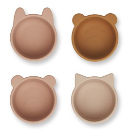 Bilde av Liewood Silikon Bolle Malene 4 pack (Rose Multi)