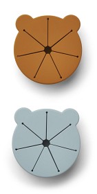 Bilde av Liewood SnackBolle 2 pack (Mr Bear Sea blue/Mustard)