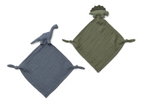 Bilde av Liewood Koseklut Yoko 2-pack (Dino Blue)
