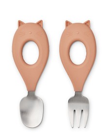 Bilde av Liewood Stanley Baby Bestickset Cat (Tuscany Rose)