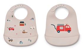 Bilde av Liewood Tilda Smekke 2-pakning Emergency Vehicles (Sandy)