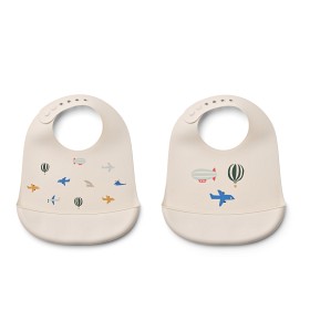 Bilde av Liewood Tilda Smekke 2-pack Aviator (Ecru)