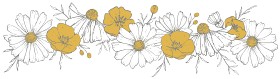 Bilde av Lilipinso Wallstickers - Flowers braid