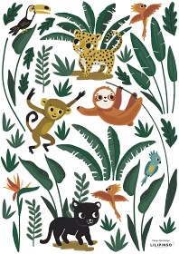 Bilde av Lilipinso Wallstickers - Jungle animals