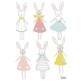 Bilde av Lilipinso Wallstickers - Rabbits