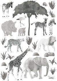Bilde av Lilipinso Wallstickers - Wild animals