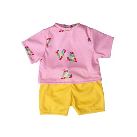 Bilde av Lillan & Friends Shorts og t-skjorte  41-46  cm
