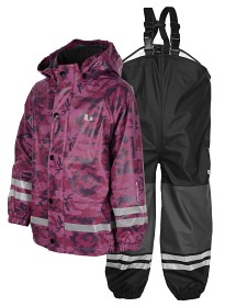 Bilde av Lindberg Arlöv Regnsett Camo (Plum)