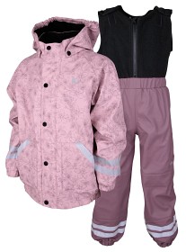 Bilde av Lindberg Lekhyttan Fôret regntøy (Dusty Mauve)