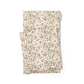 Bilde av Little Anki Dukkesengsklær Peach flowers (Beige)
