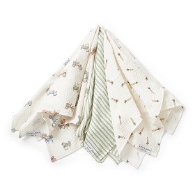 Bilde av Little Anki Muslin Teppe Tractor 3-pakning (Multi)