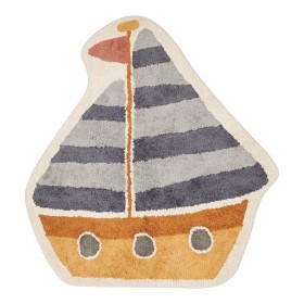 Bilde av Little Dutch Teppe Båt 105x120cm (Blue)