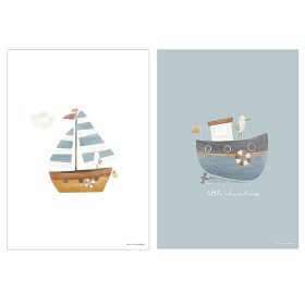 Bilde av Little Dutch Plakat A3 Sailors Bay (Blue)