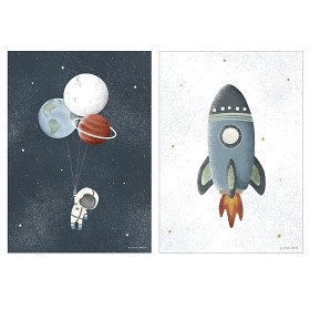 Bilde av Little Dutch Plakat A3 (Space)