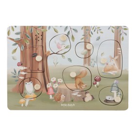 Bilde av Little Dutch Puslespill med lyd Forest Friends