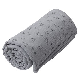 Bilde av Little Louie Annie Babyteppe 120x120cm (Grå)