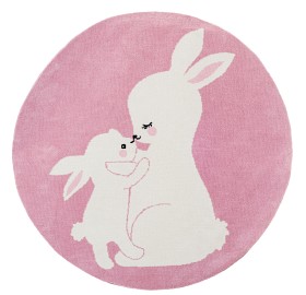 Bilde av Little Louie Bisou Barneteppe Ø150 cm (Rosa)