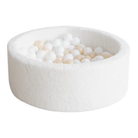 Bilde av Little Louie Ballbasseng Plysch 90x30 cm (Off-white)