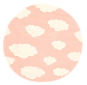 Bilde av Little Louie Moln Barneteppe 150cm (Rosa/Vit)