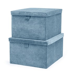 Bilde av Little Louie Philip Oppbevaringsboks 2-pack (Aqua)