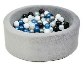 Bilde av Little Louie Teddy Ballbasseng 30x90 cm (Grå)
