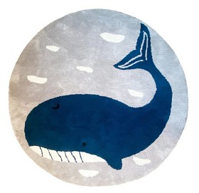 Bilde av Little Louie Val Barneteppe 150cm (Grå/Blå)