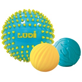 Bilde av Ludi Sensoriske baller sett (Blå)