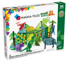 Bilde av Magna-Tiles Dino World XL 50-bit