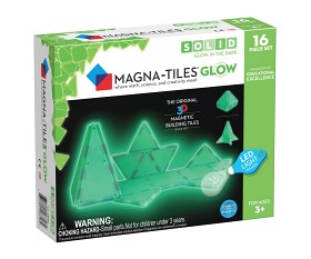 Bilde av Magna-Tiles Glow 16 delers tilleggssett