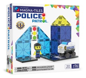 Bilde av Magna-Tiles Politiepatrulje 20 deler